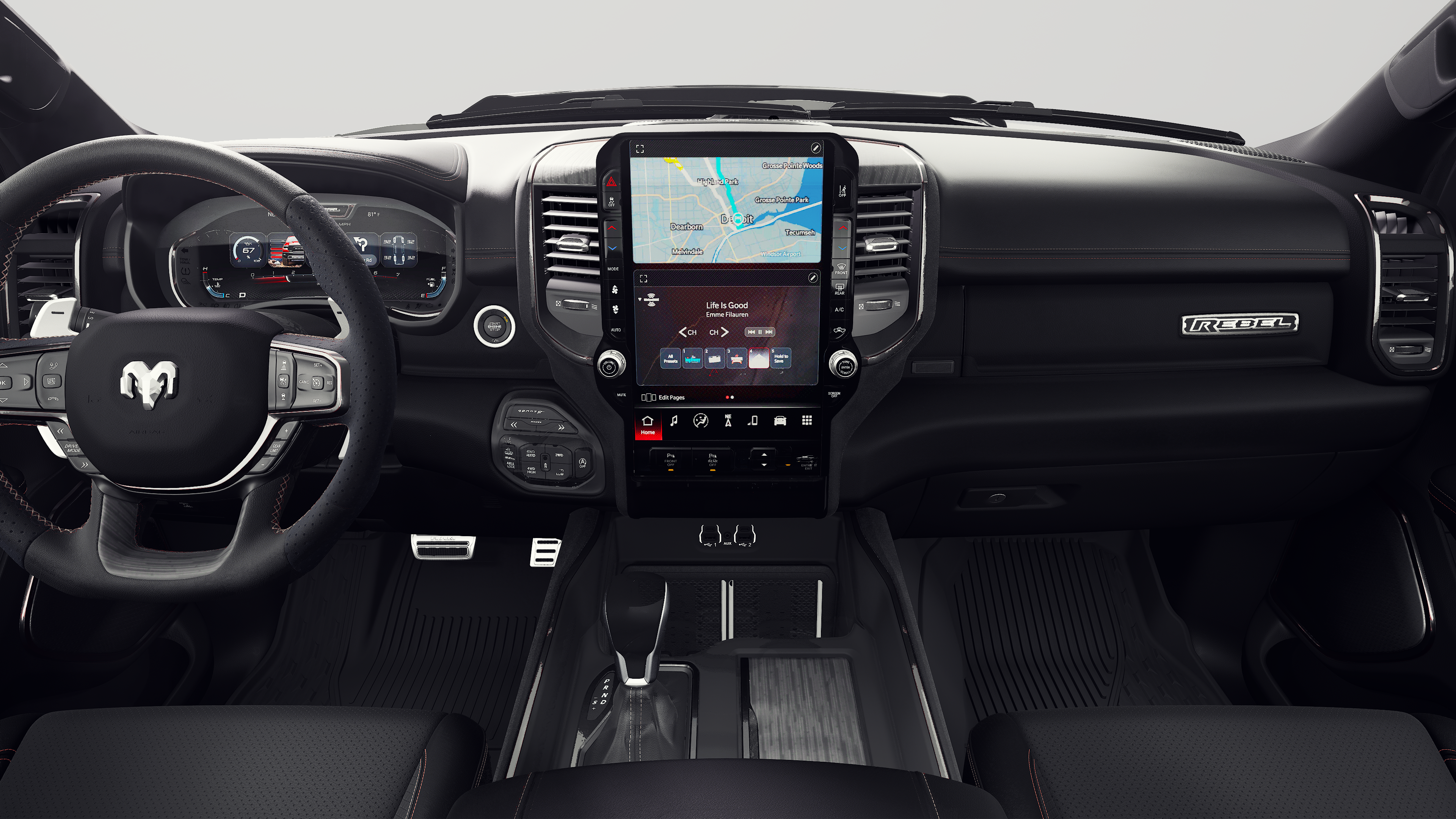 2027 RAM Ram 1500 RAM 1500 REBEL CREW CAB 4X4 5'7' BOX